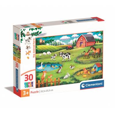 Puzzle Clementoni SUPERCOLOR 30 elementów Farma 20286