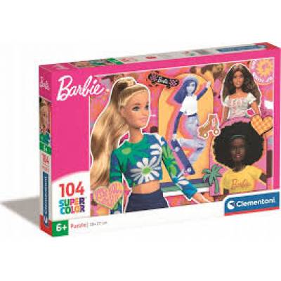 Puzzle Clementoni SUPERCOLOR 104 elementów EL BARBIE 25753