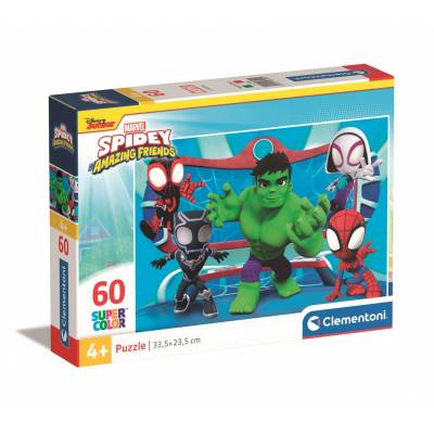 Puzzle Clementoni SUPERCOLOR 60 elementów SPIDEY 26595