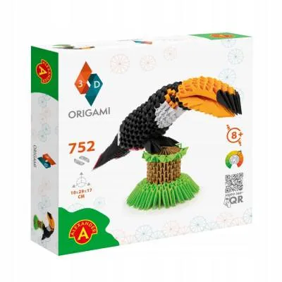 Alexander origami 3d tukan