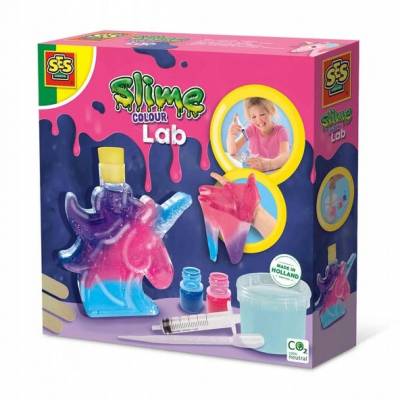 Ses laboratorium kolorów slime jednorożec