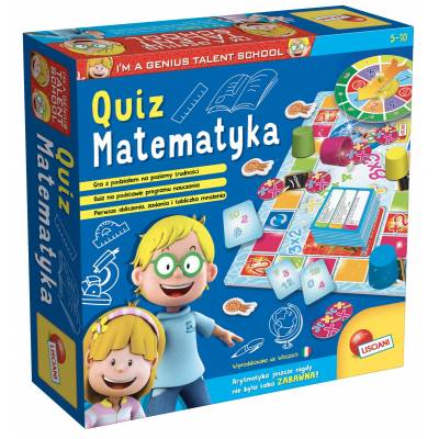 Gra planszowa Lisciani Mały Geniusz Quiz Matematyka