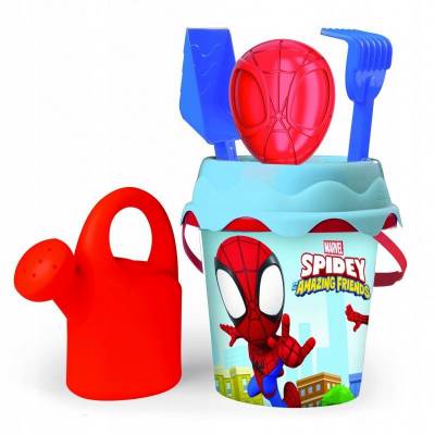 Wiaderko z akcesoriami Smoby Spidey 17 cm