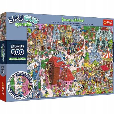 Trefl puzzle 500 el spy guy lost Items Gdańsk Poland