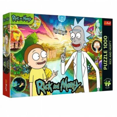 Trefl puzzle 1000 el premium plus rick i morty