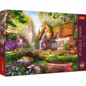 Trefl puzzle 1000 el premium plus tea time urocza chatka 