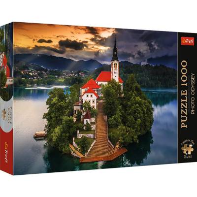 Trefl puzzle 1000 premium plus jezioro bled