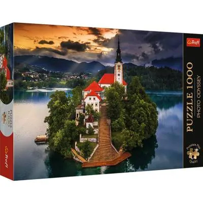 Trefl puzzle 1000 premium plus jezioro bled