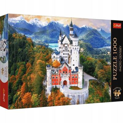 Trefl puzzle 1000 el premium plus zamek neuschwanstein