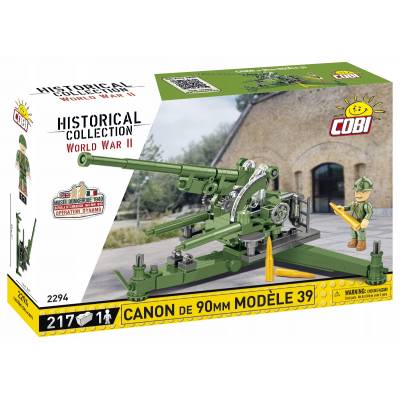 Cobi WWII French Anti-Aircraft gun 90mm 217kl