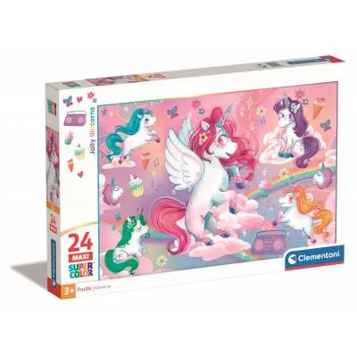 Clementoni puzzle 24 el maxi noli jolly unicorn