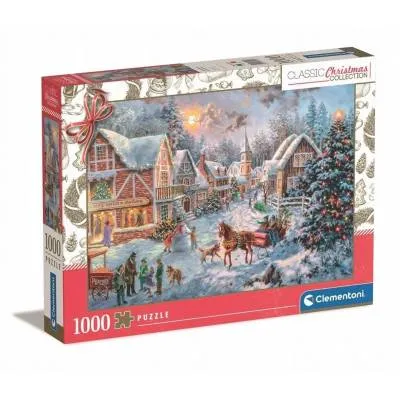 Clementoni puzzle 1000 el getting ready for christmas