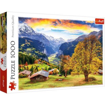 Trefl puzzle 1000 el malownicza alpejska wioska