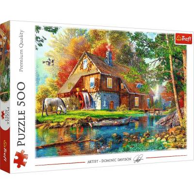 Trefl puzzle 500 el chatka nad rzeką 