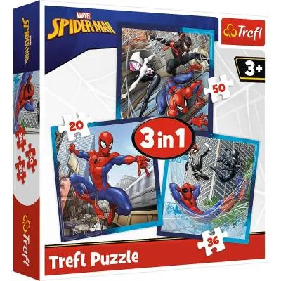 Trefl puzzle 3w1 pajęczy przyjaciele