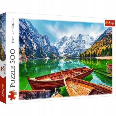 Trefl puzzle 500 el jezioro braies włochy 