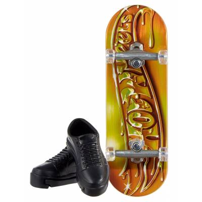 Fingerboard Złota deskorolka HOT WHEELS