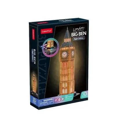 Dante cubic fun puzzle 3D LED Big Ben wersja nocna 32 el