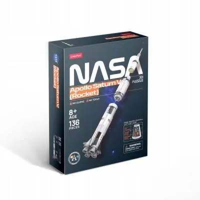 Dante cubic fun puzzle 3D NASA Apollo 136 el