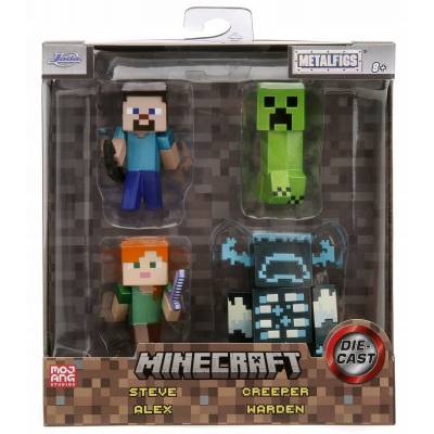 JADA Minecraft 4pak met figurek 6,5cm