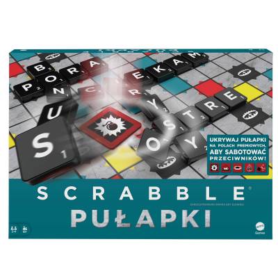 Gra planszowa Games scrabble skrable pułapki