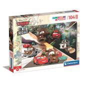 Clementoni puzzle 104 el maxi Super Kolor Disney Cars 