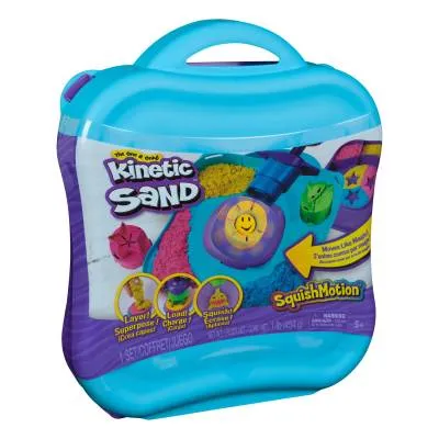 Kinetic Sand-piasek kinetyczny Zestaw ruchome formy