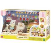 Sylvanian Obwożna restauracja z hamburgerem 