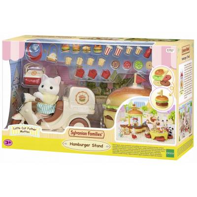 Sylvanian Obwożna restauracja z hamburgerem 