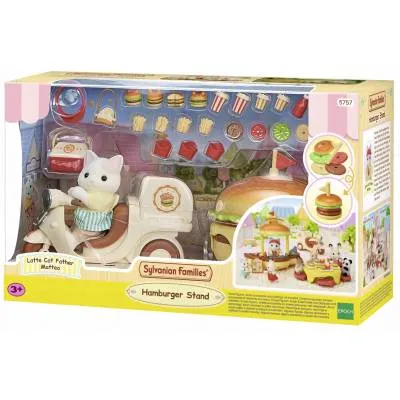 Sylvanian Obwożna restauracja z hamburgerem 