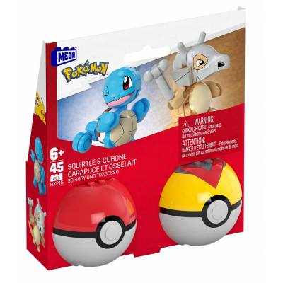 MEGA Pokemon Squirtle i Cubone 2 pak