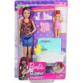 Barbie lalka Skipper wanna i bobasek