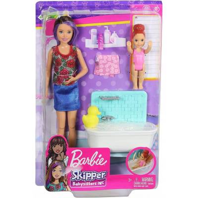 Barbie lalka Skipper wanna i bobasek