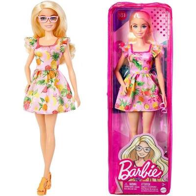 Barbie lalka Fashionistas w sukience 