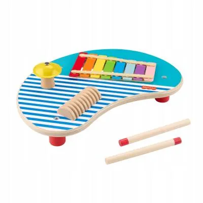 Fisher Price drewniany muzyczny stoliczek 