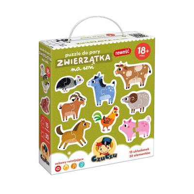 Puzzle Czuczu 30 elementów Zwierzątka na wsi 5902983491811