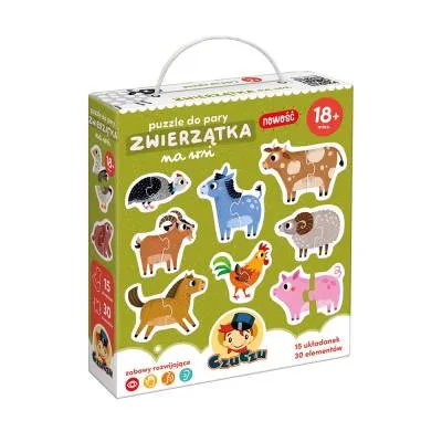 Puzzle Czuczu 30 elementów Zwierzątka na wsi 5902983491811