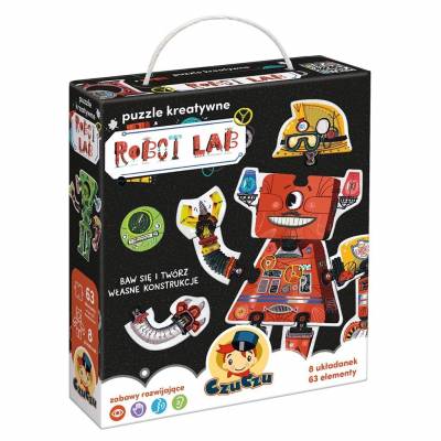 CzuCzu Puzzle 63 el kreatywne Robot Lab