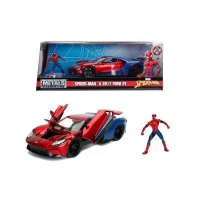 Pojazd Jada Toys Marvel Spiderman Ford GT z figurką