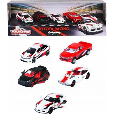 Majorette Toyota Racing gift pack 5 aut