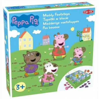 Gra planszowa Tactic Tupotki w błocie Peppa Pig