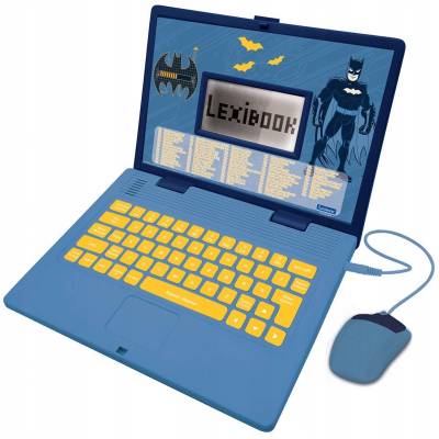 Dwujęzyczny laptop edukacyjny Batman pol-ang