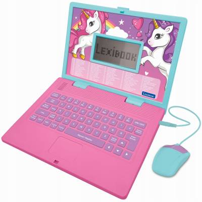 Dwujęzyczny laptop Lexibook Unicorn pol-ang