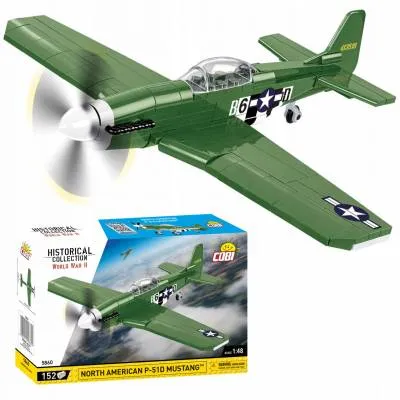 KLOCKI COBI 5860 SAMOLOT P-51D MUSTANG MYŚLIWIEC