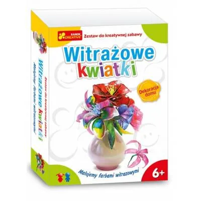 RANOK-CREATIVE Gra Witrażowe kwiatki