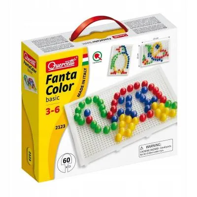 Quercetti mozaika Fanta color Basic Żółwik 60 el