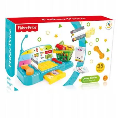 Dolu Fisher Price kasa z akcesoriami 27 el