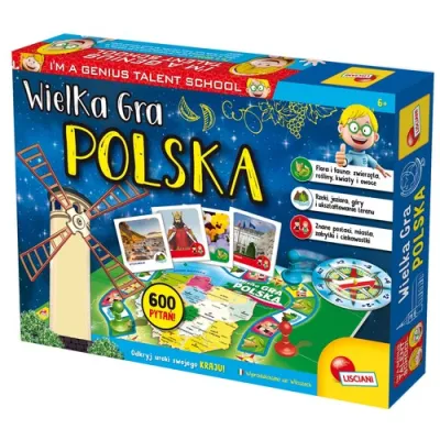 Lisciani Im a genius Wielka gra Polska