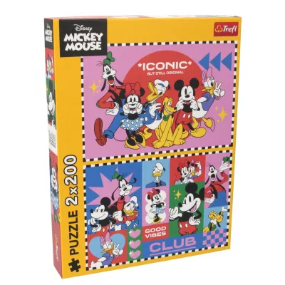 Trefl Puzzle 2x200 el Czas z przyjaciółmi Disney