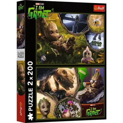 Trefl Puzzle 2x200 el Ja jestem Groot